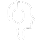 Minimalist black and white icon of a human head with a headphones.